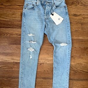 Women's Light Blue Skinny Jeans